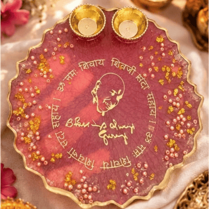 Karwa & Diwali Pooja Resin Thali