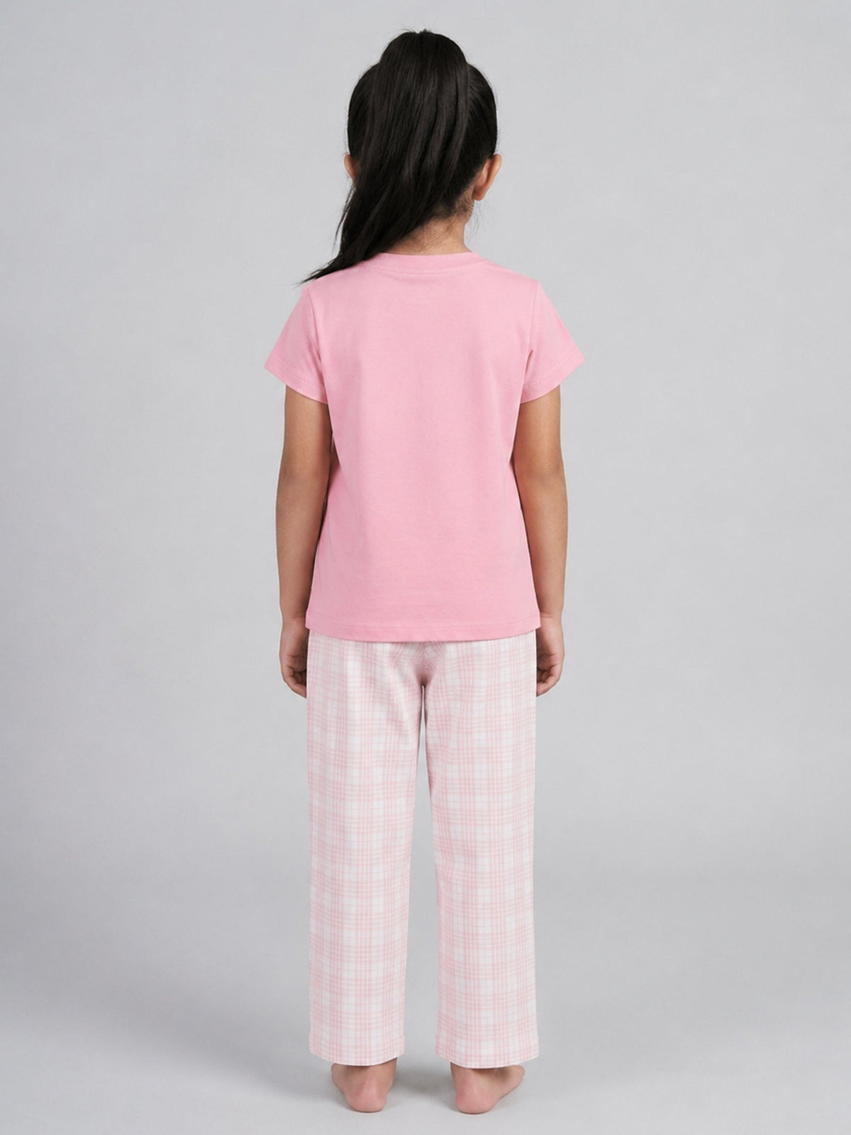 Slumber Party Nightsuit for Girls (Pink)