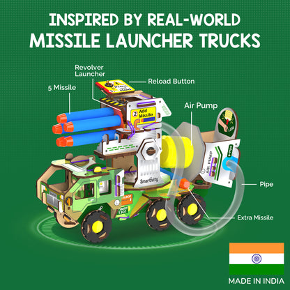 Smartivity Missile Truck STEM Toy for Kids 8+