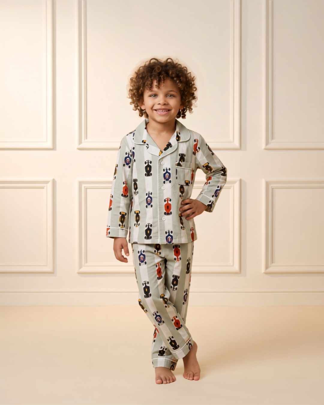 Grand Pix Pure Cotton Night Suit