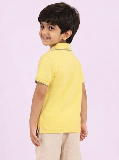 The Tennis Club Polo in Yellow