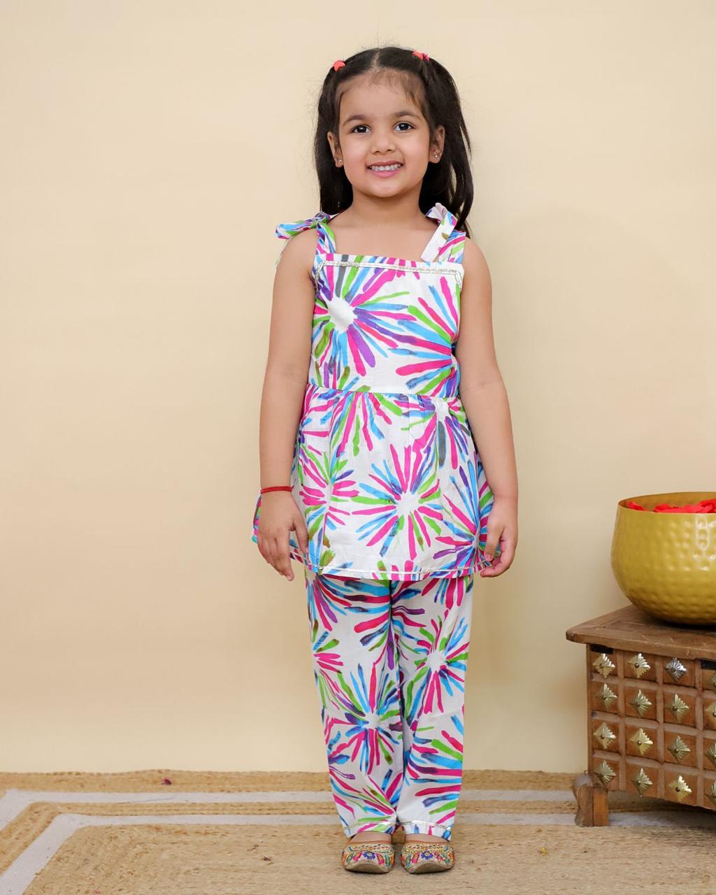 Frilled Top Plazo Co-ord Set
