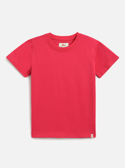 Everyday Basics: 100% Cotton T-shirt For Boys (Red)