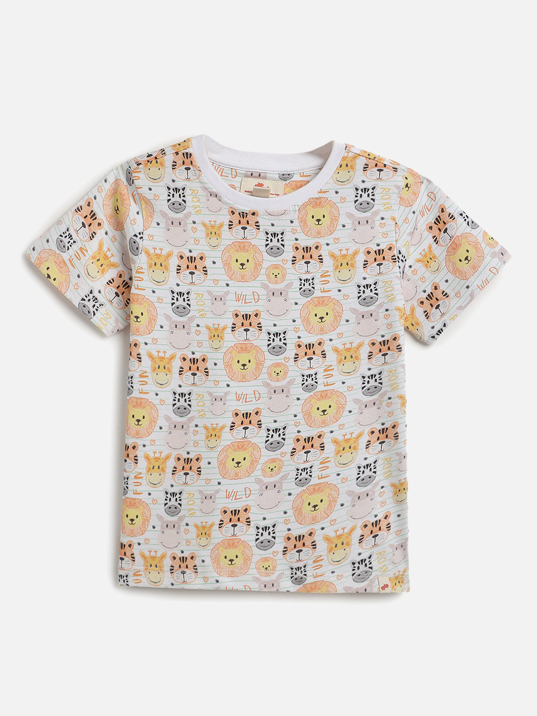 Happy Animals Pure Cotton Comfort T-shirt for Boys