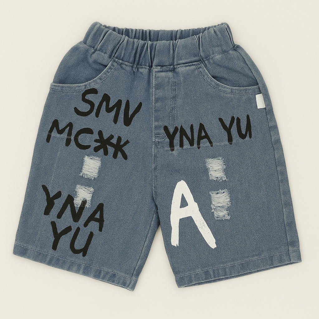 Printed Half Sleeves Shirt and Shorts Clothing Set For Boys and Girls