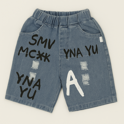 Printed Half Sleeves Shirt and Shorts Clothing Set For Boys and Girls