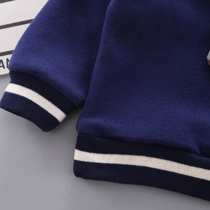Baby Boy Gentleman Sweater With Tie Blue Baby Clothing for kids