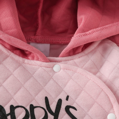 Baby Girl “ Daddys Girl “ Captioned Hoodie Pink Baby Clothing for kids