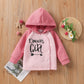 Baby Girl “ Daddys Girl “ Captioned Hoodie Pink Baby Clothing for kids