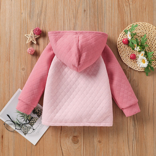 Baby Girl “ Daddys Girl “ Captioned Hoodie Pink Baby Clothing for kids