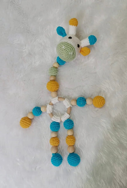 Giraffe Crochet Rattle Baby & Toddler