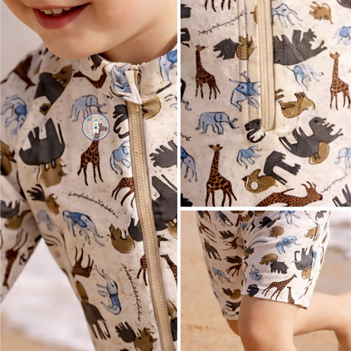 Animal Kingdom Toddlers & Kids Swimwear with matching Swim Cap, plus Free Wash Bag & Free Swim Detergent
