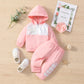 Baby Unisex Tracksuit Pink Baby Clothing for kids