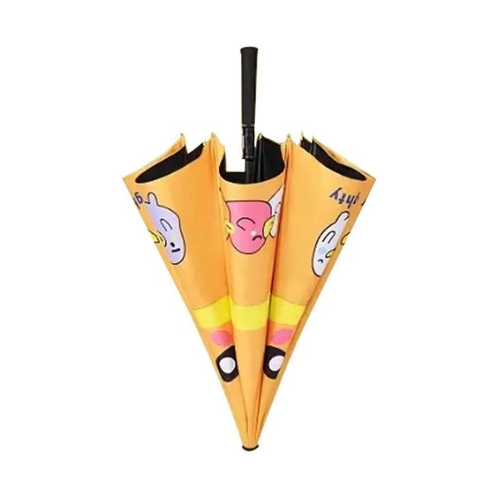 3 Ducklings theme, Unique Mexican Hat Style Kids Umbrella, 5-12 years, Orange