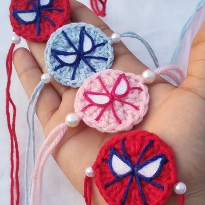 Handmade Crochet Rakhis