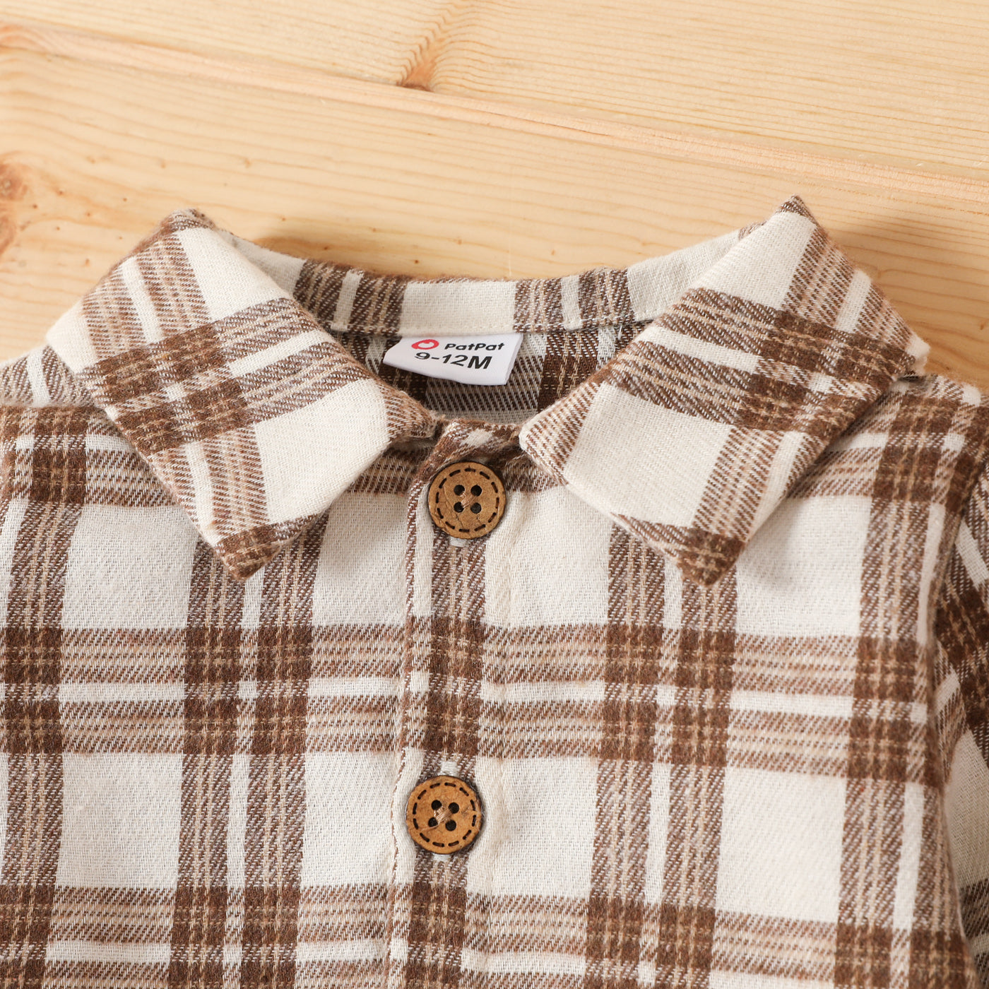 Baby Boy Checked Shirt, Pants and Corduroy Jacket Set – Green