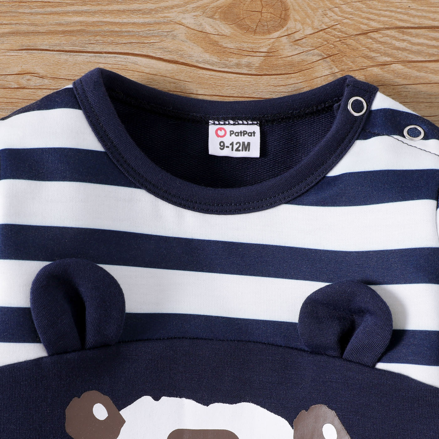 Baby boy panda printed 2pc set Blue for kids