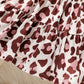 Baby girl leopard printed frock with cotton cardigan Multicolor Dress for kids