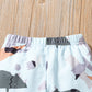 Baby boy dinosaur printed cotton sweatshirt and pant set Multicolor for kids