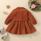 mommy’s girl printed dress with jacket set