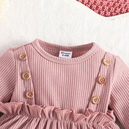 Baby girl suspender dress
