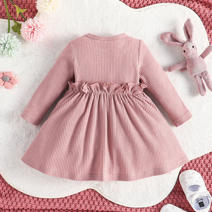 Baby girl suspender dress