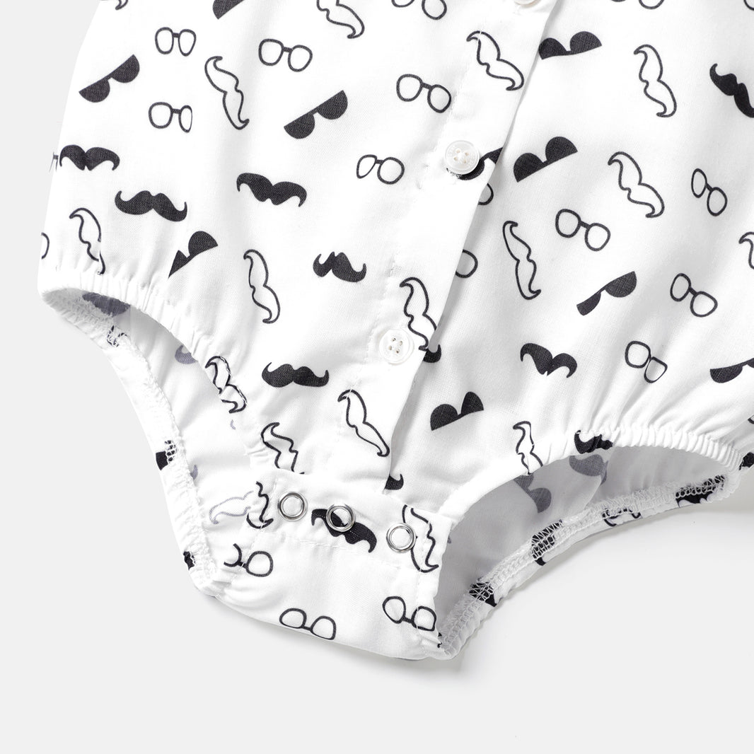 Baby boy formal 2pc suspender set White for kids