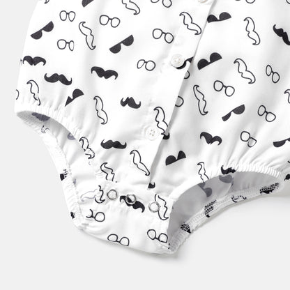 Baby boy formal 2pc suspender set White for kids