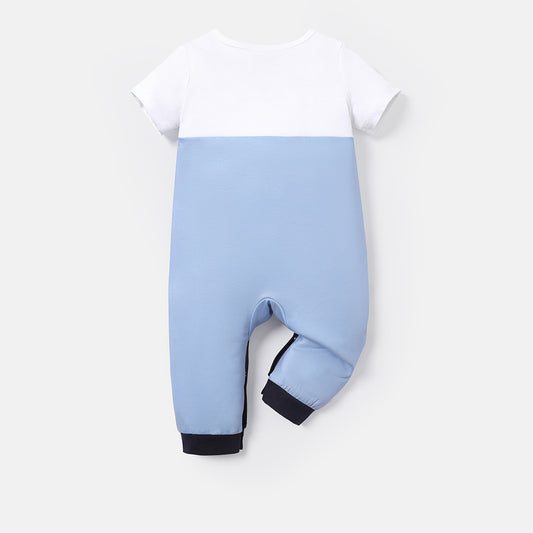 Baby boy dinosaur printed casual romper