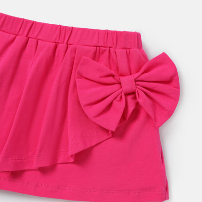 Toddler girl 2pc top and skirt set Pink for kids