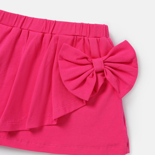 Toddler girl 2pc top and skirt set Pink for kids