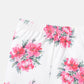 Baby girl 2pc floral set with matching headband Pink for kids