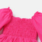 Baby girl 2pc floral set with matching headband Pink for kids