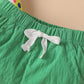 Baby boy animal printed t-shirt and shorts set Green for kids