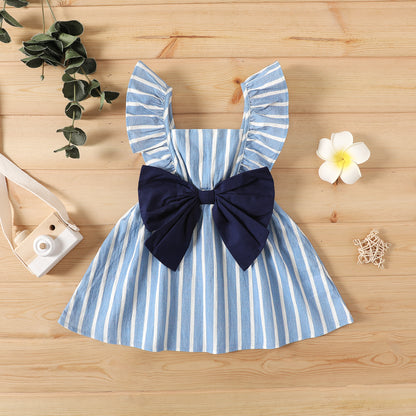 Baby girl striped casual frock