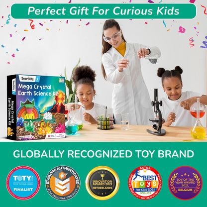 Smartivity Mega Crystal Earth Science Kit STEM Toy for Kids 8+