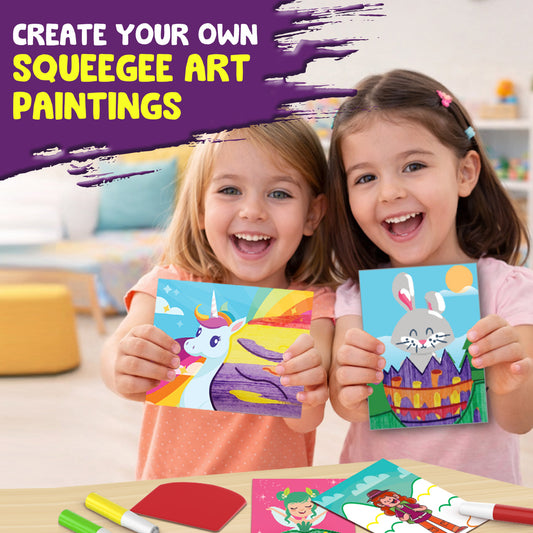 Smartivity Squeegee Art Painting Kit STEM Toy for Kids 6+