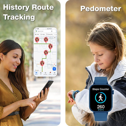 Sekyo Magic Pro Kids Smartwatch with Calling | Live & Accurate GPS Tracking, Video Call, SOS Alert, Route History, Pedometer & Games | 4G/5G SIM Support | Parent App & Habit Coach | Boys & Girls