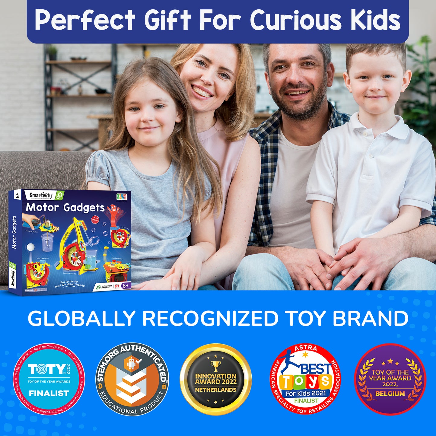 Smartivity Motor Gadgets STEM Toy for Kids 6+