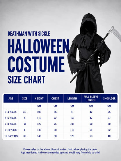 Deathman kids' Halloween costume