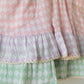 Pocketful of Sunsets dress in rhombus block print