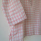Sleepover party kids unisex kurta in blush pink rhombus