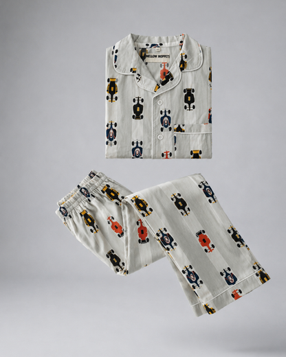 Grand Pix Pure Cotton Night Suit
