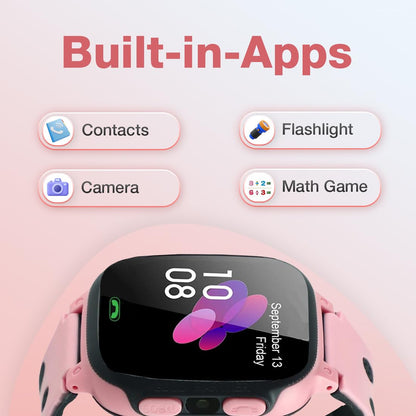 Sekyo S2 Pro Kids Smartwatch with Calling | GPS Location Tracking, SOS Alert, Camera, Safe Zone & Family Chat | 4G/5G SIM Support | App-Controlled | Long Battery Life