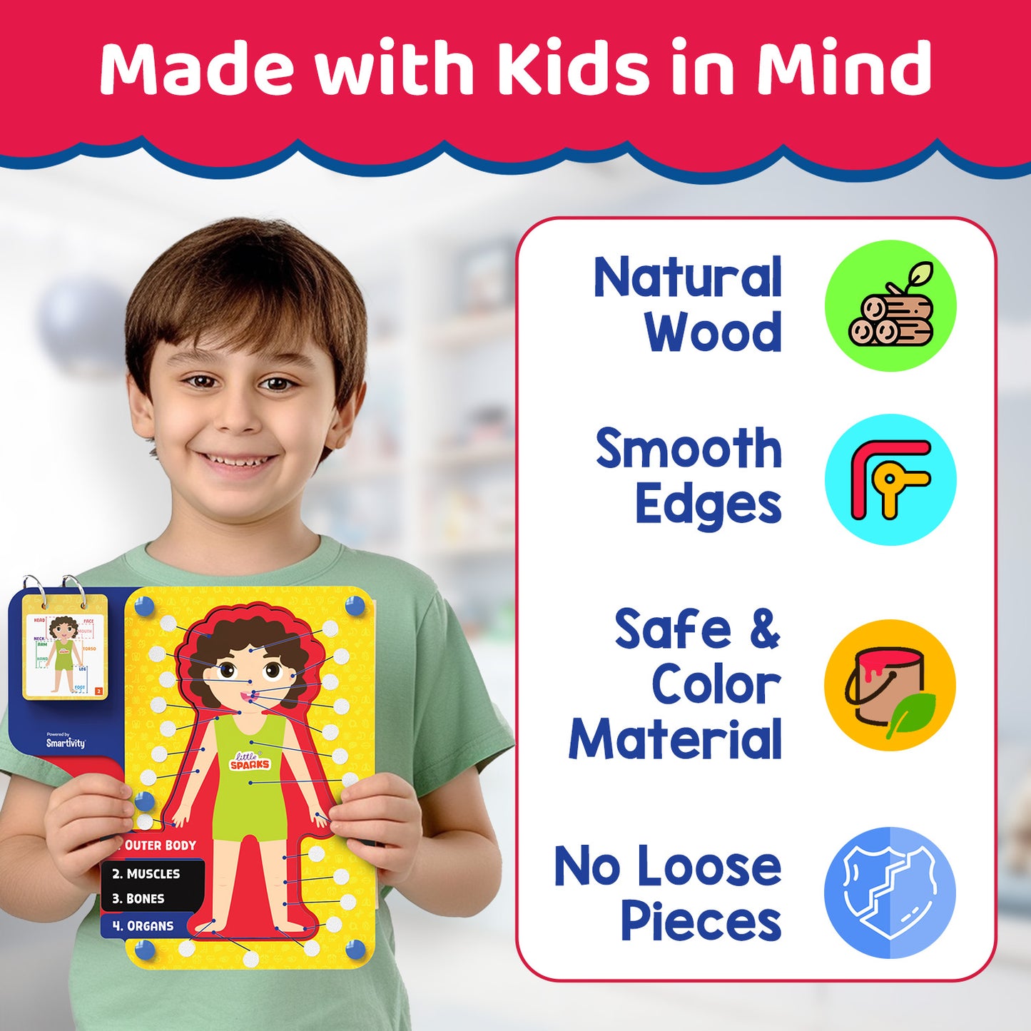 Smartivity Human Body Puzzle STEM Toy for Kids 4+