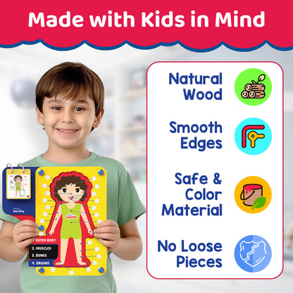 Smartivity Human Body Puzzle STEM Toy for Kids 4+