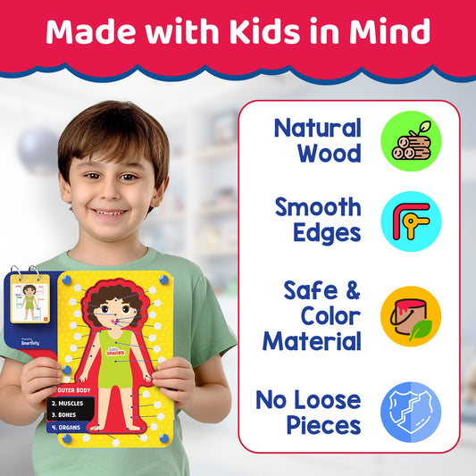 Smartivity Human Body Puzzle STEM Toy for Kids 4+