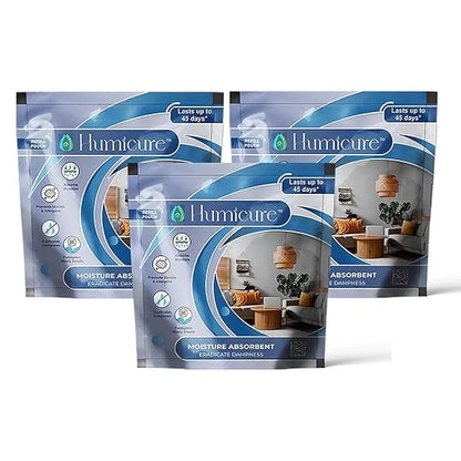 Humicure Reusable Moisture Absorber Box with Refill Pouch Refill Pouch 3