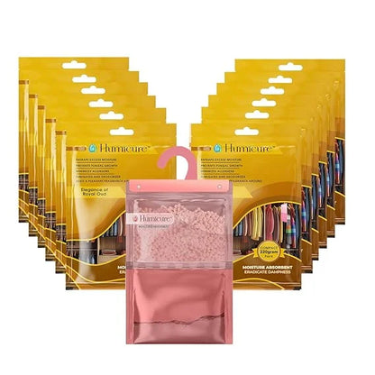 Humicure Moisture Absorber Hanging Bags - 220g / 500ml Lemon Grass 9
