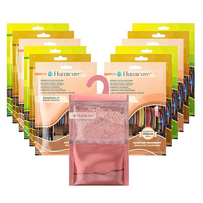 Humicure Moisture Absorber Hanging Bags - 220g / 500ml Warm Vanilla 6